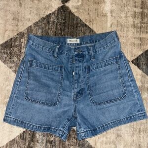Madewell Women's Classic Blue Jean Shorts